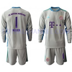 Barn Fotballdrakter Keeper Bayern München Manuel Neuer 1 Tredje 2020-21 Langermet